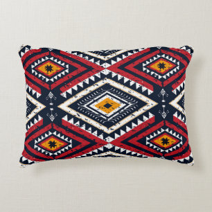 Geometric ethnic oriental seamless pattern traditi decorative cushion