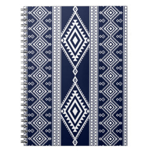 Geometric ethnic oriental seamless pattern traditi notebook