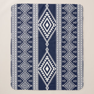 Geometric ethnic oriental seamless pattern traditi sherpa blanket