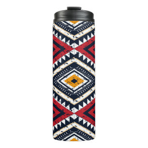 Geometric ethnic oriental seamless pattern traditi thermal tumbler