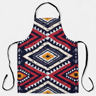 Geometric Ethnic Oriental: Traditional Seamless Apron