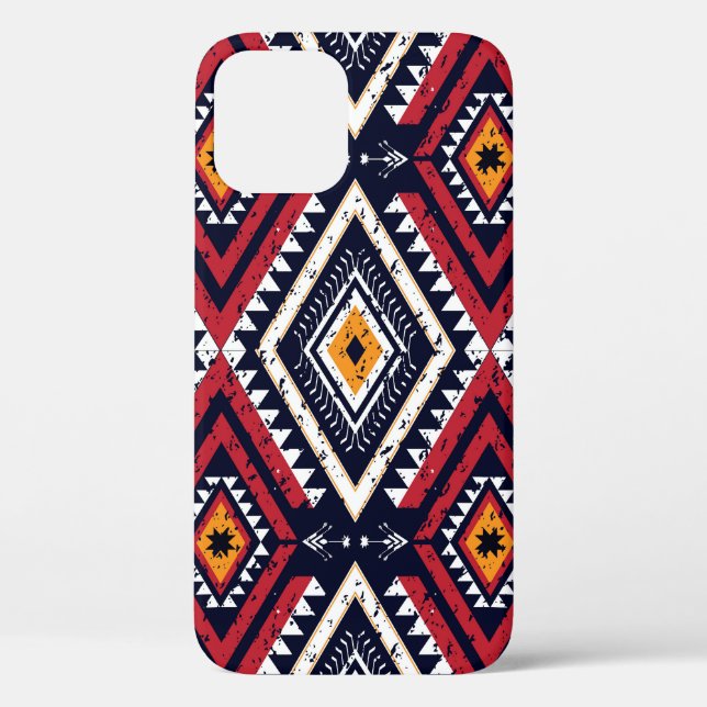 Geometric Ethnic Oriental: Traditional Seamless Case-Mate iPhone Case (Back)