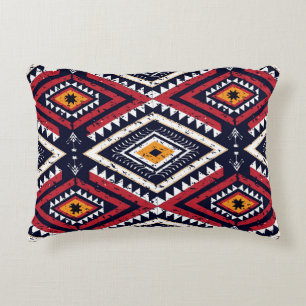 Geometric Ethnic Oriental: Traditional Seamless Decorative Cushion