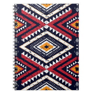 Geometric Ethnic Oriental: Traditional Seamless Notebook