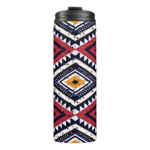 Geometric Ethnic Oriental: Traditional Seamless Thermal Tumbler