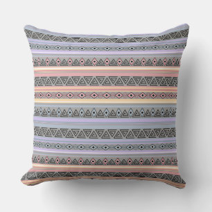 geometric ethnic tribal pattern of American Indian Cushion