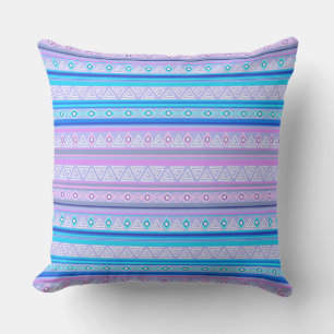 geometric ethnic tribal pattern of American Indian Cushion
