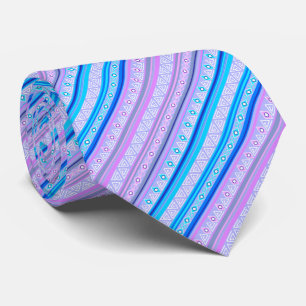 geometric ethnic tribal pattern of American Indian Tie
