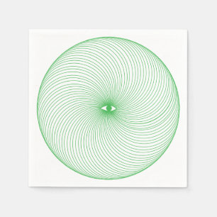 Geometric Eye Napkins