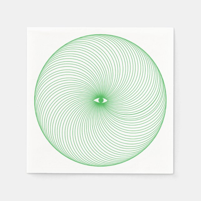 Geometric Eye Napkins (Front)