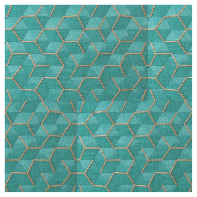 geometric fabric (Close Up)
