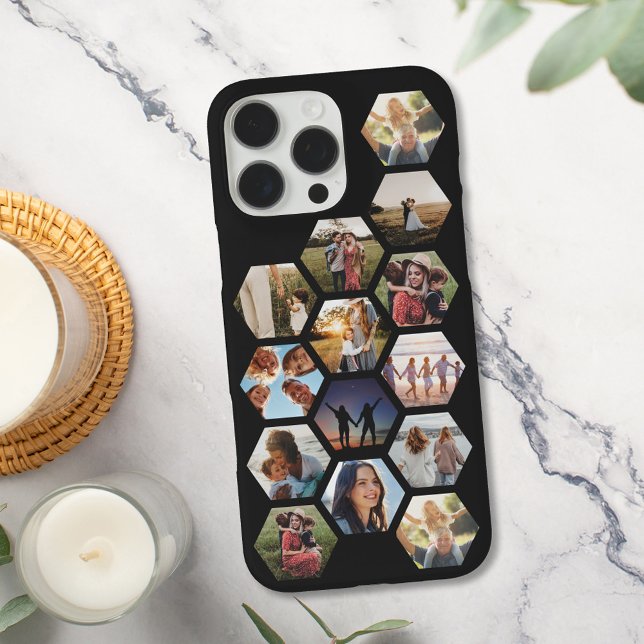 Geometric Family Photo Collage Case-Mate iPhone Case (Creator Uploaded)