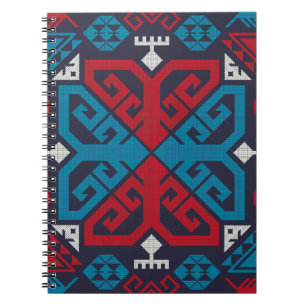 Geometric fashion classic cute-trendy colorful notebook