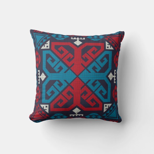 Geometric fashion classic cute-trendy colourful cushion (Front)