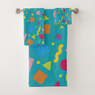 Geometric Figure Creation 1 Bath Towel Set