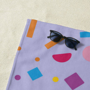 Geometric Figure Creation 3 Beach Towel