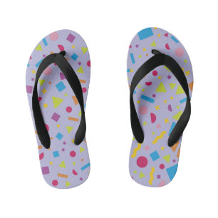 Geometric Figure Creation 3 Kid's Thongs