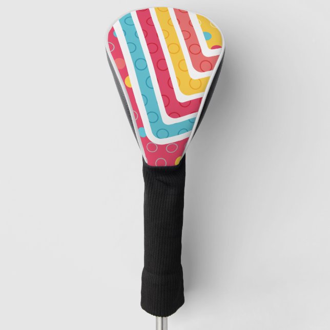 Geometric Figure Creation Golf Head Cover (Front)