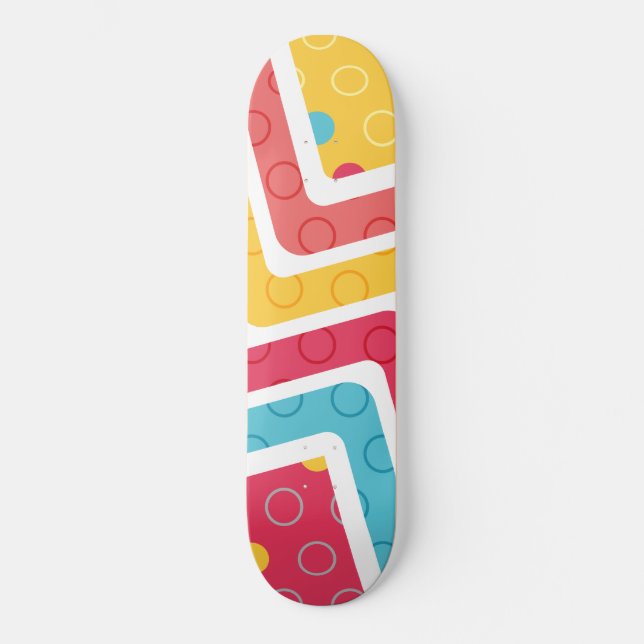 Geometric Figure Creation Skateboard (Front)
