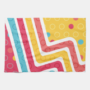 Geometric Figure Creation Tea Towel