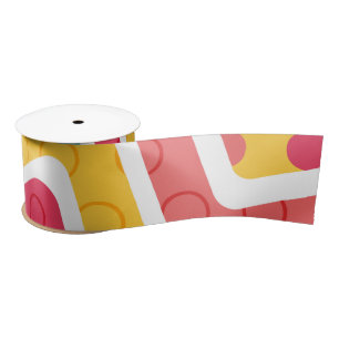 Geometric Figures 4 Satin Ribbon