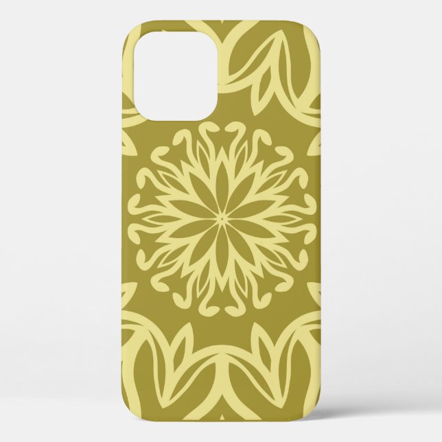 Geometric floral background. Tribal ethnic ornate  Case-Mate iPhone Case (Back)