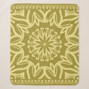 Geometric floral background. Tribal ethnic ornate Sherpa Blanket
