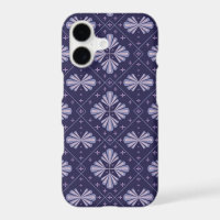 Geometric Flower Petals Abstract Repeat Pattern