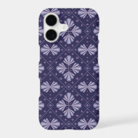 Geometric Flower Petals Abstract Repeat Pattern