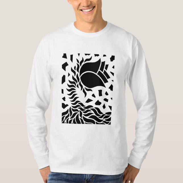 Geometric Flower T-Shirt (Front)