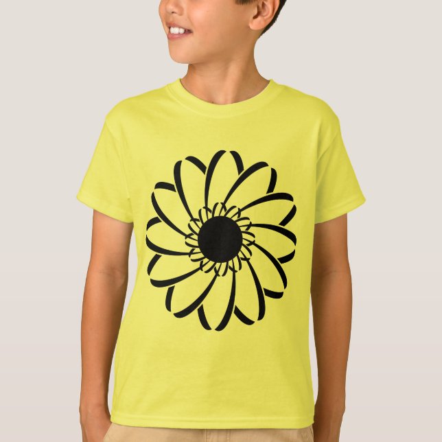 Geometric Flower T-Shirt (Front)