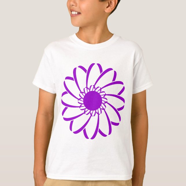 Geometric Flower T-Shirt (Front)