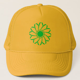 Geometric Flower Trucker Hat