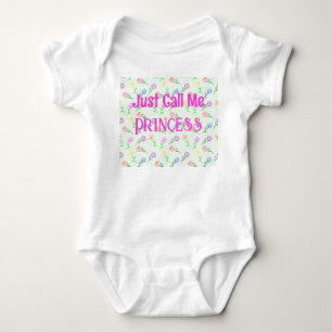 Geometric Flowers  Baby Bodysuit
