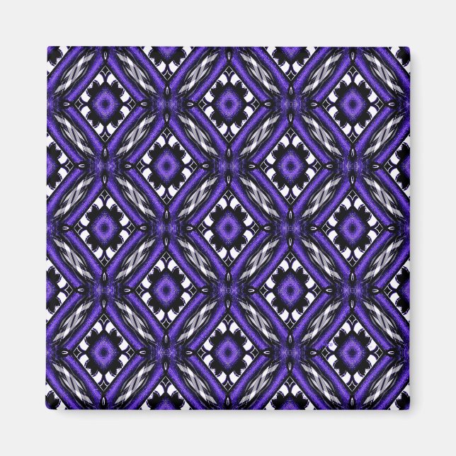 Geometric Flowers........ Magnet (Front)
