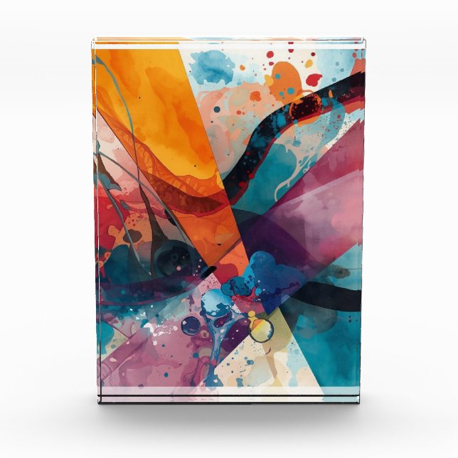 Geometric Fluidity Photo Block (Front)