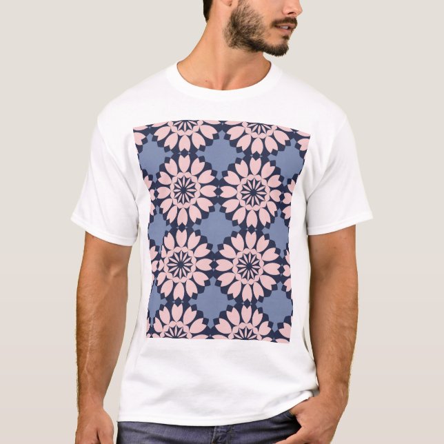 Geometric Forms: Decorative Seamless Pattern. T-Shirt (Front)