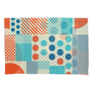 Geometric Forms, Modern Art Pattern. Pillowcase