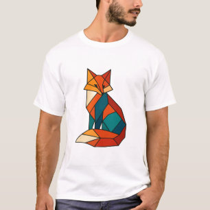 Geometric fox trending tshirt