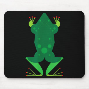 Geometric Frog Minimalist Animal Graphic Nature Mouse Pad