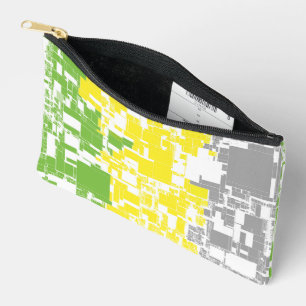 Geometric Funky Abstract Lithromantic Pride Flag Accessory Pouch
