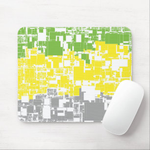 Geometric Funky Abstract Lithromantic Pride Flag Mouse Pad