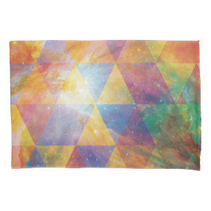 Geometric Galaxy Art Pillowcase