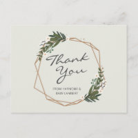 Geometric Gender Neutral Baby Shower Thank You