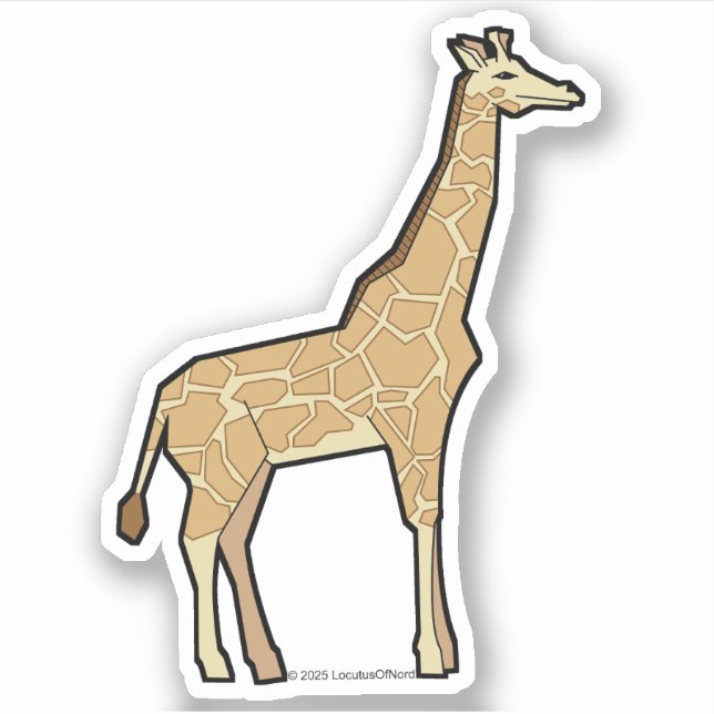 Geometric Giraffe (Front)