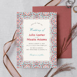 Geometric Glittering Metallic Luxury Wedding Invitation<br><div class="desc">Beautiful Invitation to celebrate Special occasions and festivals comes with digital and E-invitation as per your request. We would love to replicate our designs to make multiple products like rsvp cards, labels envelopes, and more. Customisation is available for ready to print on request at info@shamaurcreatif@gmail.com Look Forward to hearing from...</div>