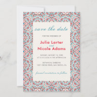Geometric Glittering Metallic Luxury Wedding