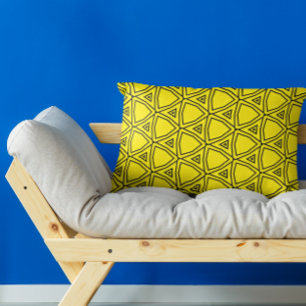 Geometric Glow Lumbar Cushion