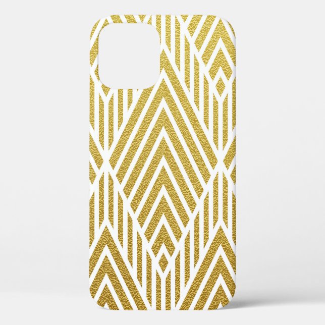 Geometric gold glittering seamless pattern Case-Mate iPhone case (Back)