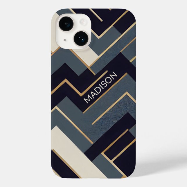 Geometric Golden illustration Case-Mate iPhone Case (Back)
